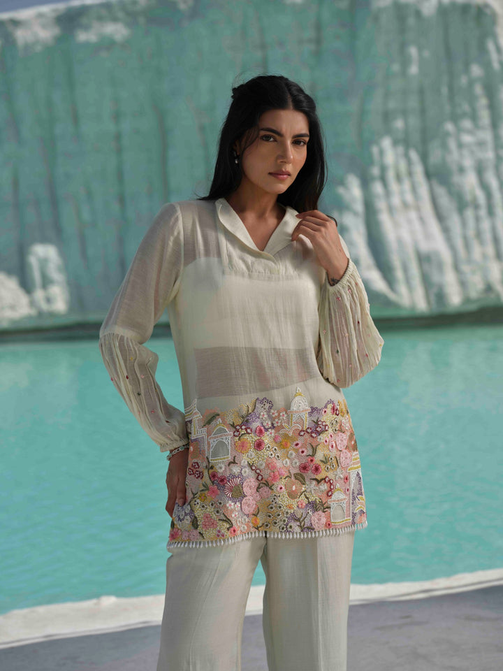Meadow Bloom - Mint Green Floral Co-ord Set