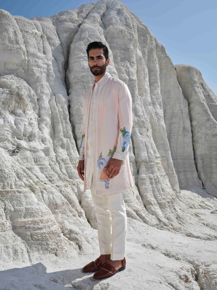 Serenade - Blush Pink Jacket Set