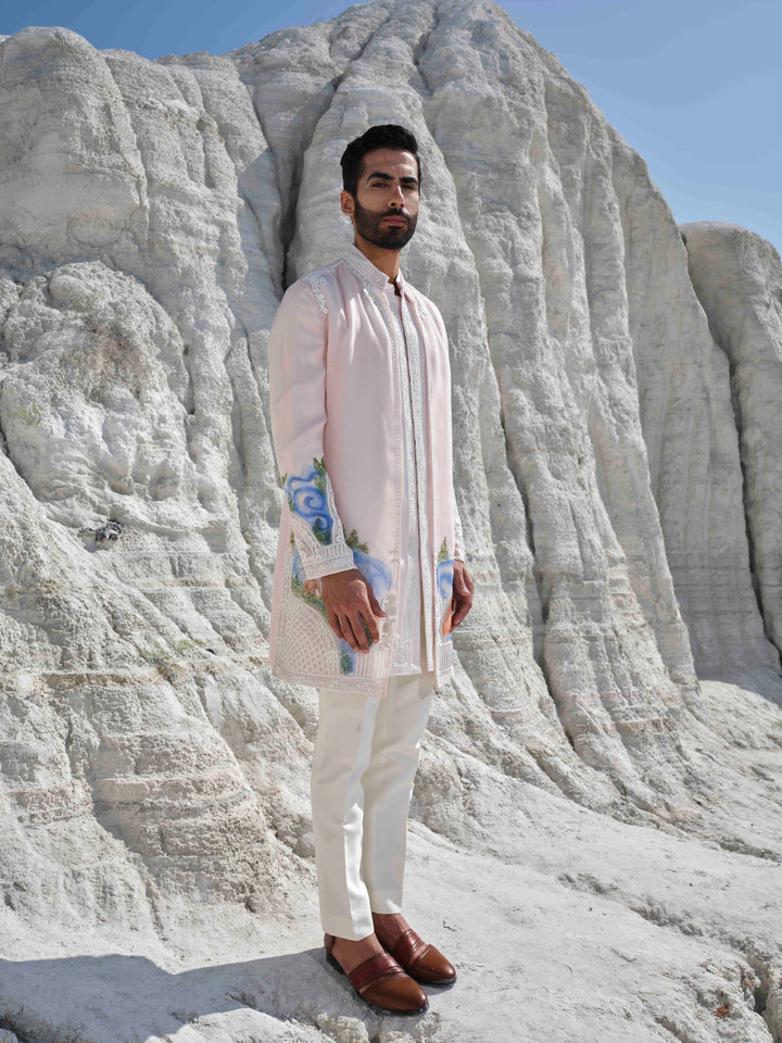 Serenade - Blush Pink Jacket Set