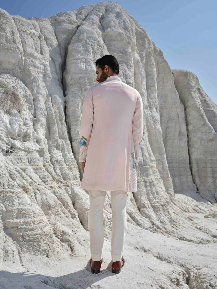 Serenade - Blush Pink Jacket Set