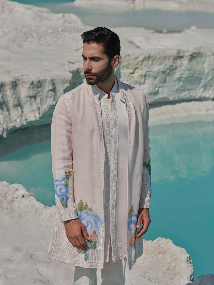 Serenade - Blush Pink Jacket Set