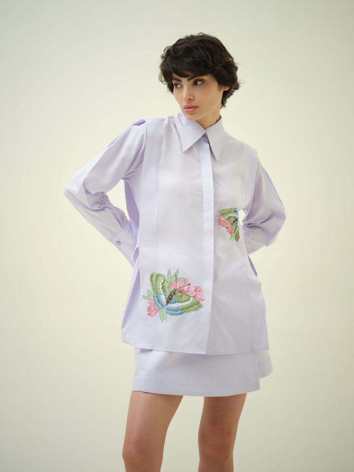 Papillon - Handpainted Butterfly Shirt