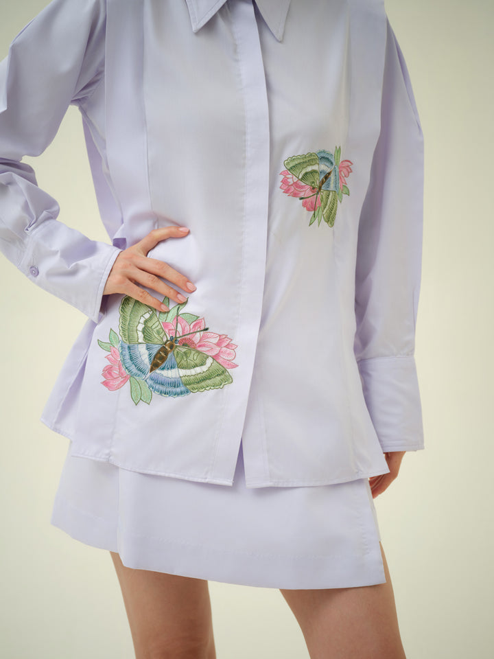 Papillon - Handpainted Butterfly Shirt