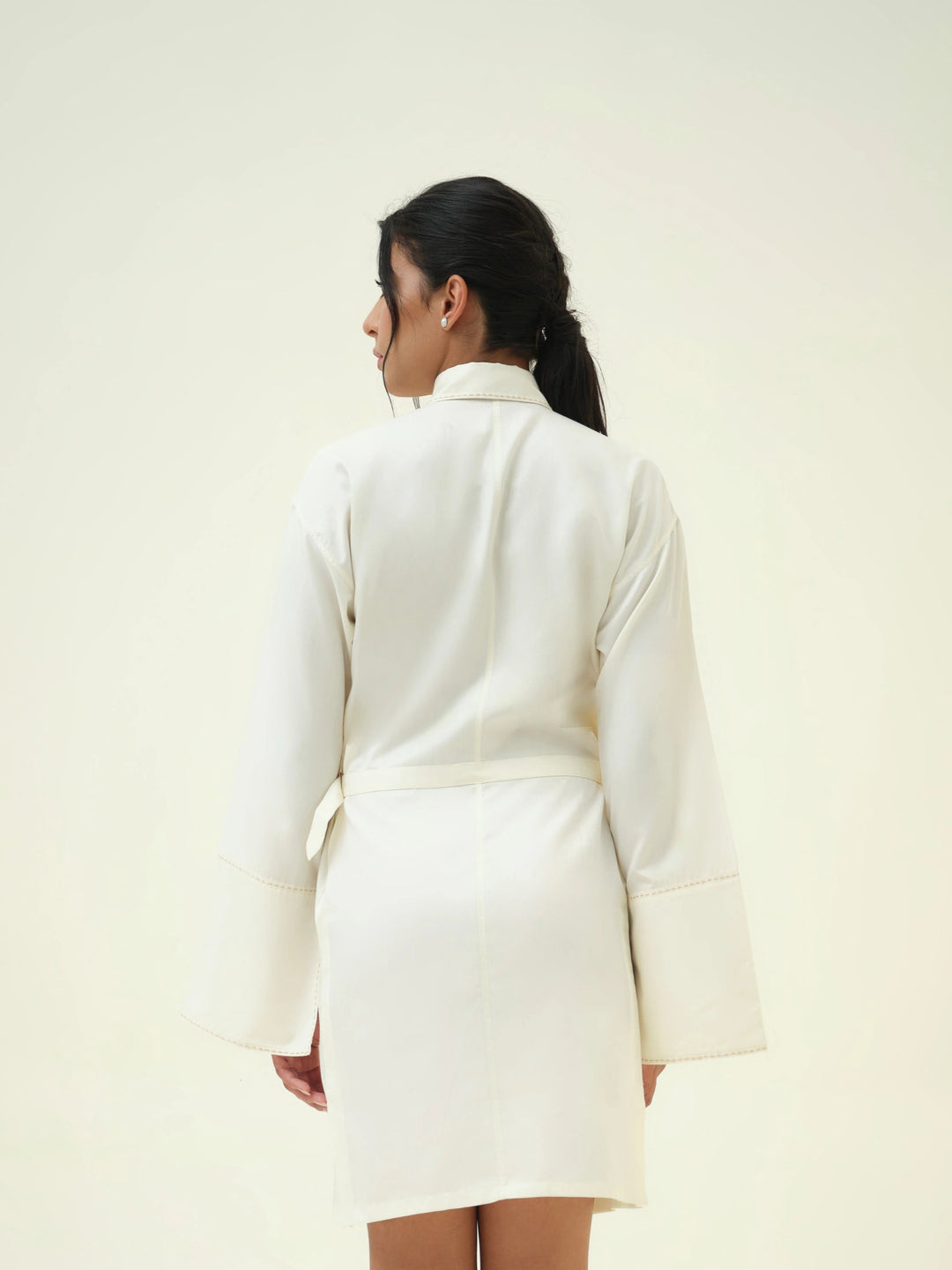 Élan - Butter Cream Shirt Dress