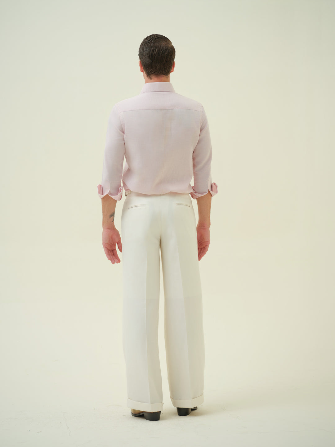 Floral Collar - Pink Shirt