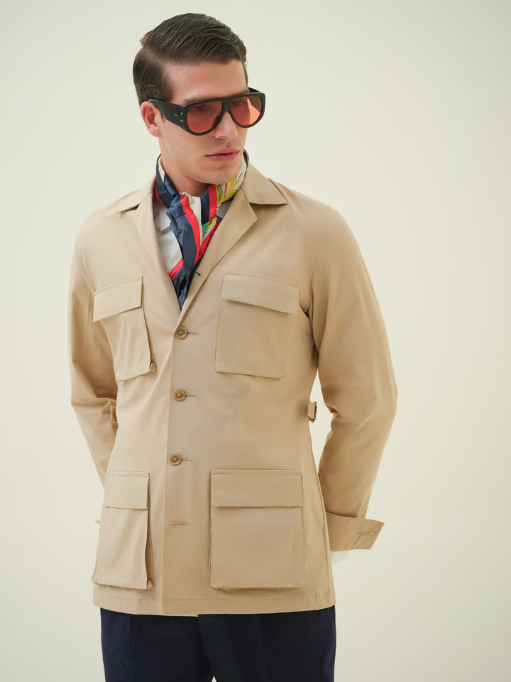 Beige Overshirt / Shacket