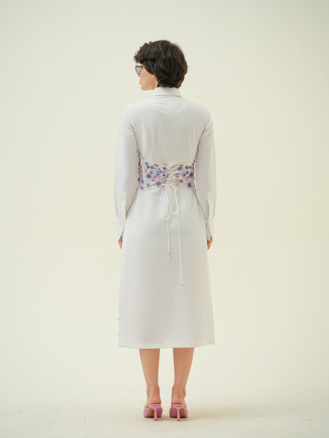 Twill - Hand Embroidered Corset Belt
