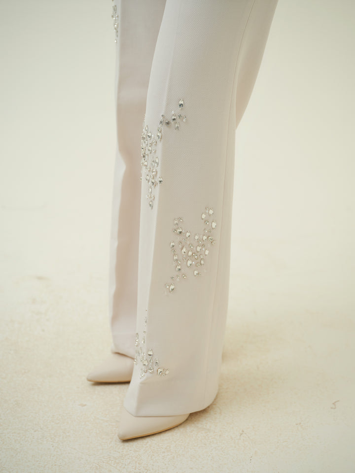 Éter - Ivory Crystal Trouser