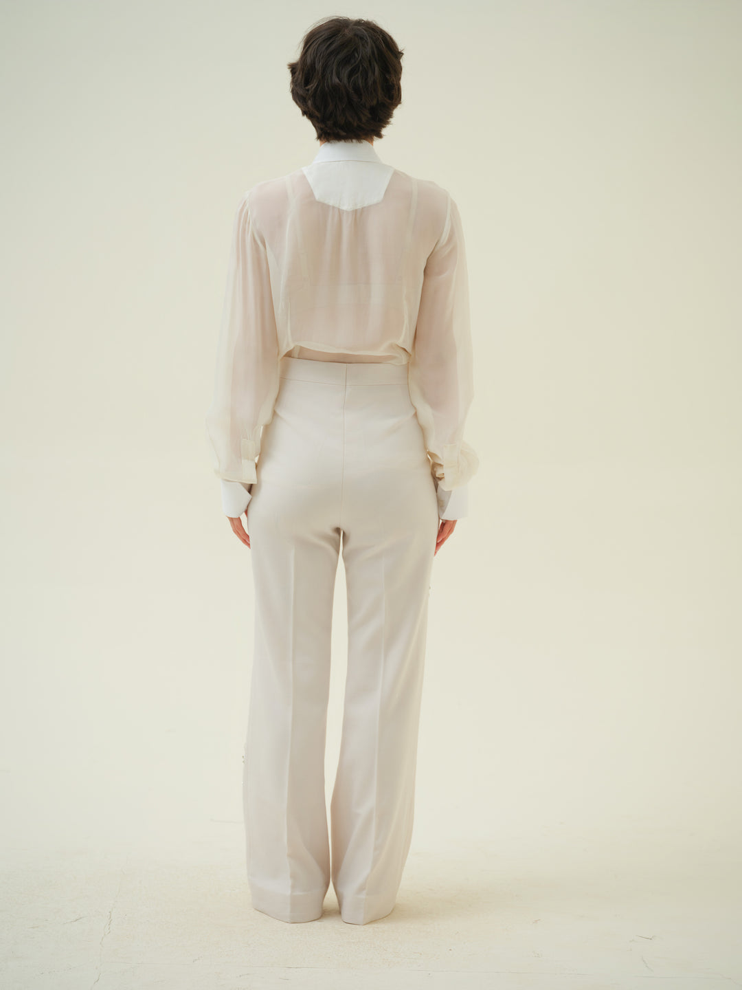 Éter - Ivory Crystal Trouser