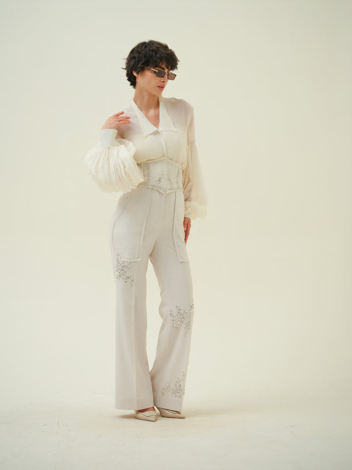 Cintura - Crystal Embroidered Corset Belt