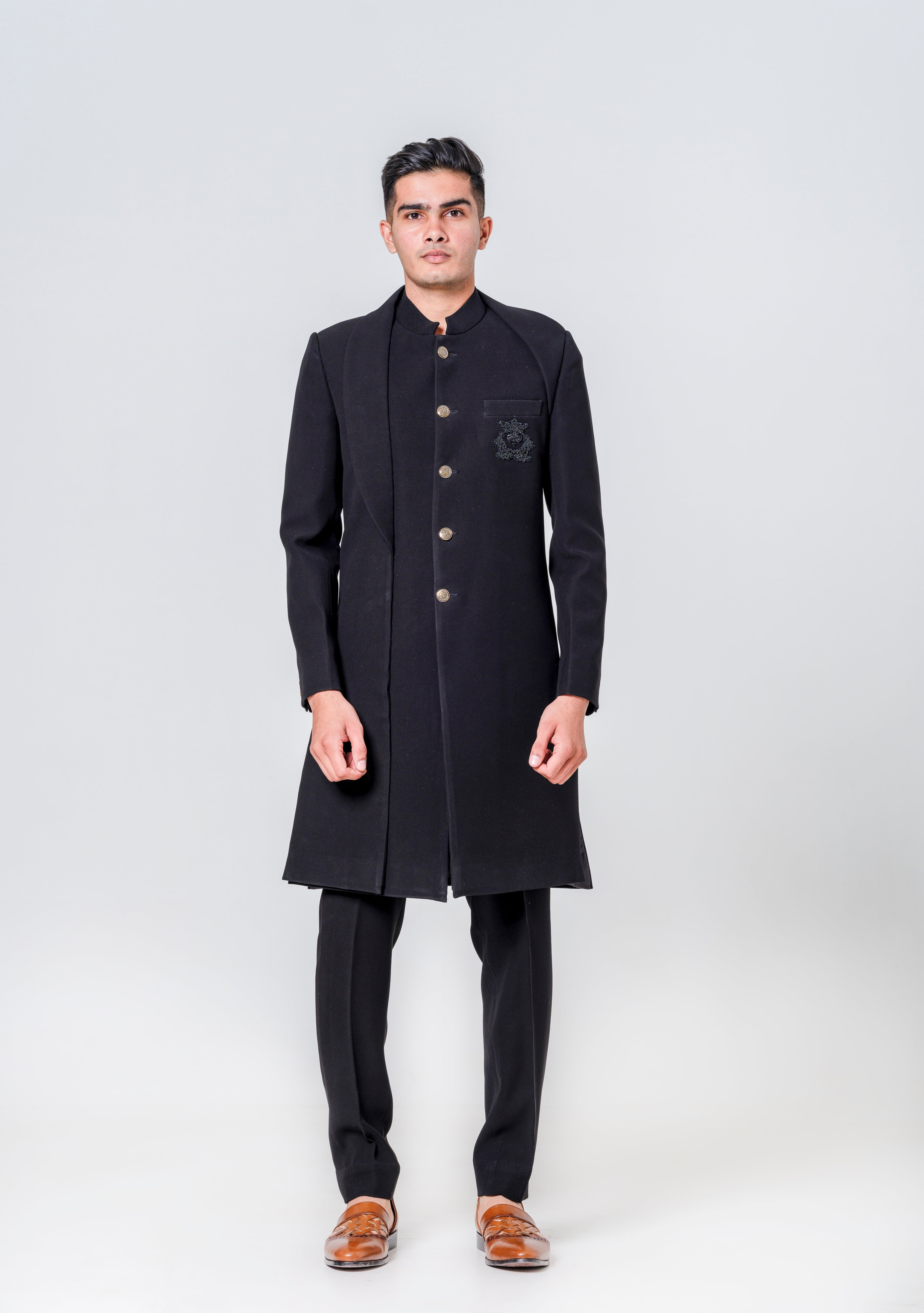 Buy Designer Kuber Sherwani Set For Men's -Falguni Shane Peacock