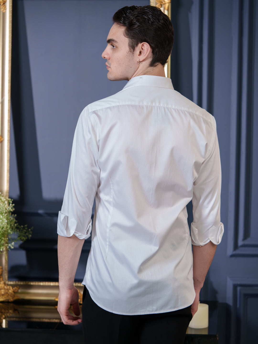 White Embroidered Shirt