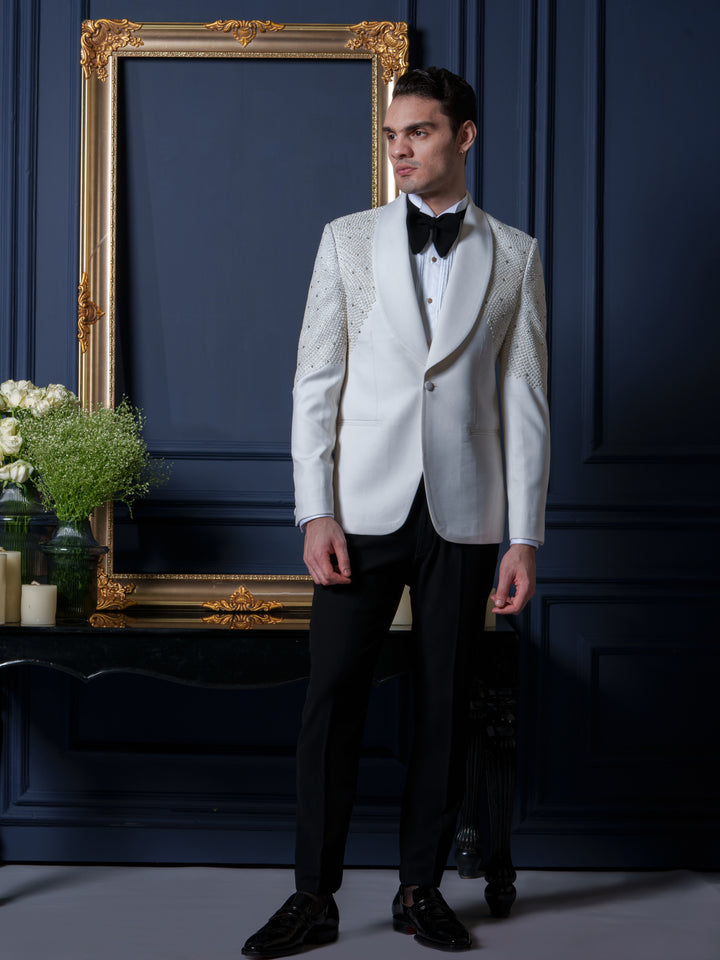 Elegance Ivory Italian Tuxedo Set