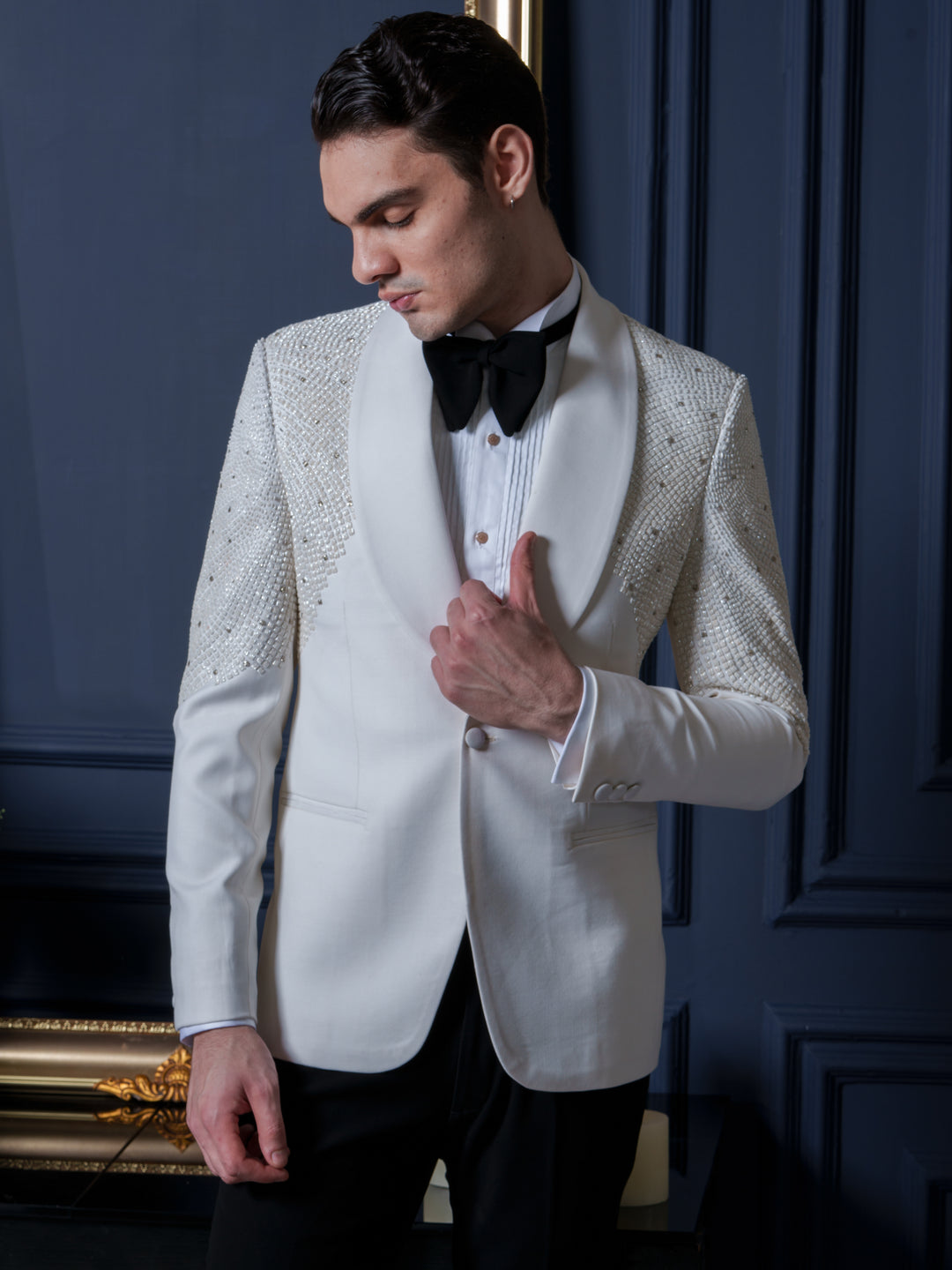 Elegance Ivory Italian Tuxedo Set