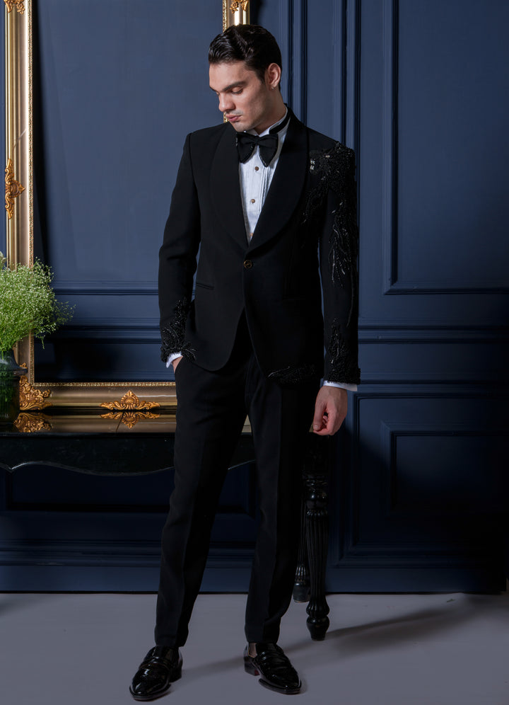 Black 3D Elegance Tuxedo Set