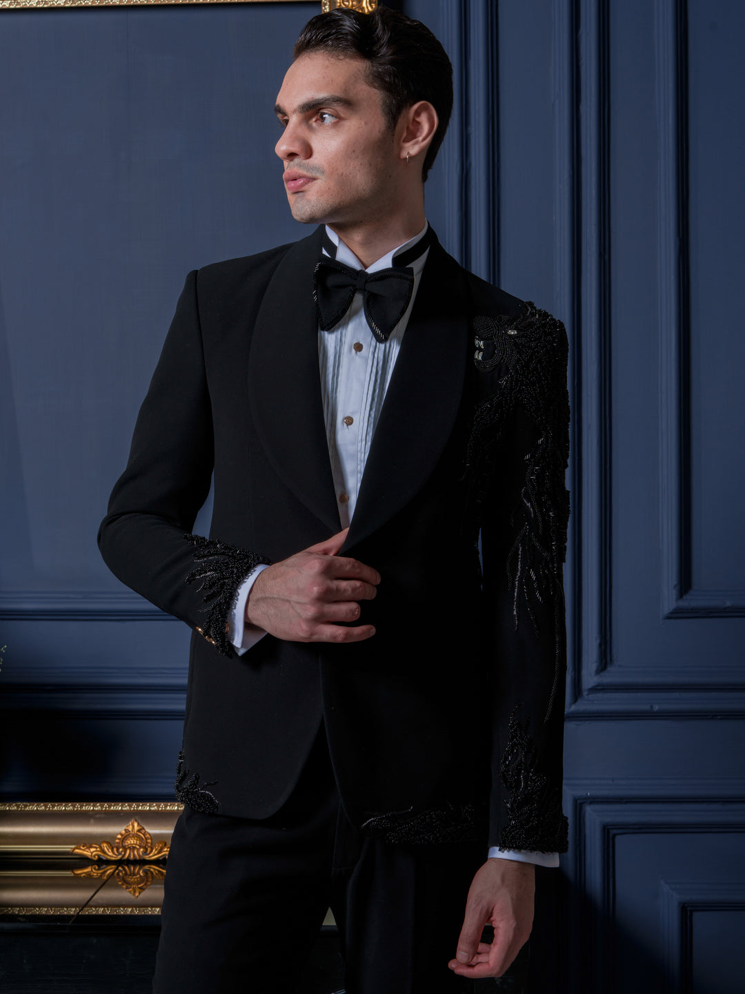 Black 3D Elegance Tuxedo Set