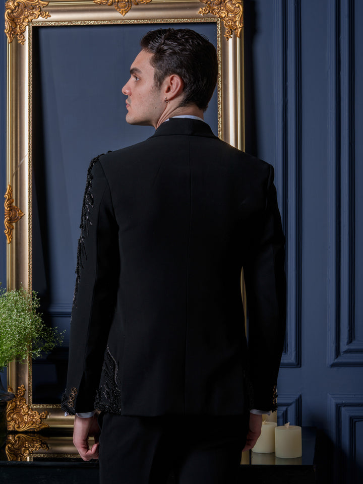 Black 3D Elegance Tuxedo Set