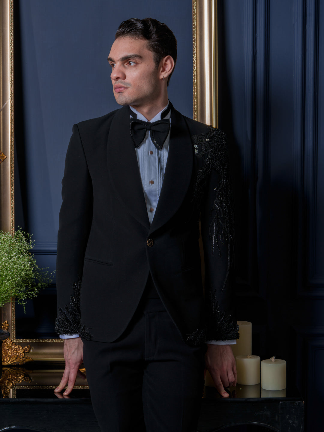 Black 3D Elegance Tuxedo Set